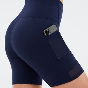 NWT Fabletics high waisted bike shorts